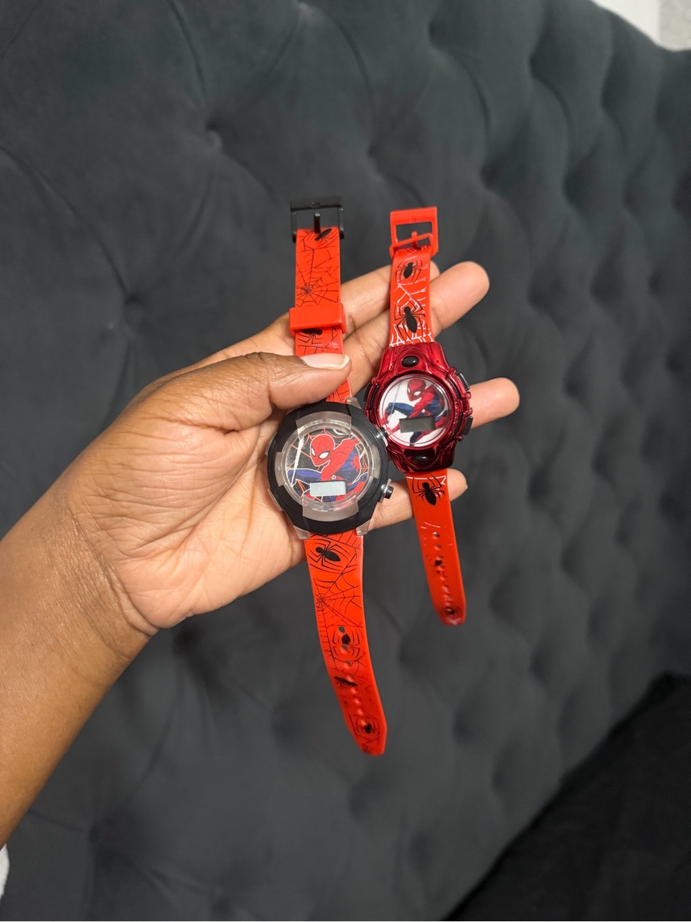 Red Spider-Man Kids' Digital Watch
